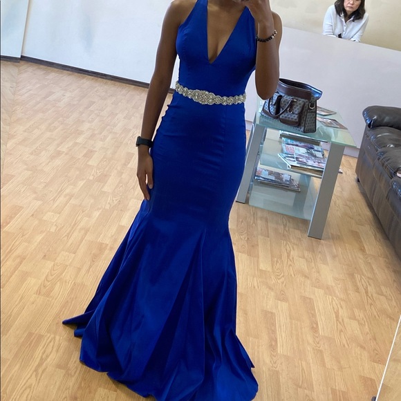 Blue Prom dress for sale!!! - Picture 2 of 3